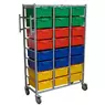 Karri Cart Triple Laundry Trolley 24 Trays