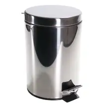 Soclean Pedal Bin Mirrored Stainless Steel 3l