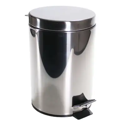 Soclean Pedal Bin Mirrored Stainless Steel 3l