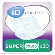 iD Protect Bed Pads 60x60cm Super 120 Pack