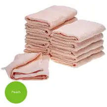 Peach Flannel 30x30cm 500gm x 12