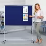 Mobile Noticeboard Blue 1200 x 900mm