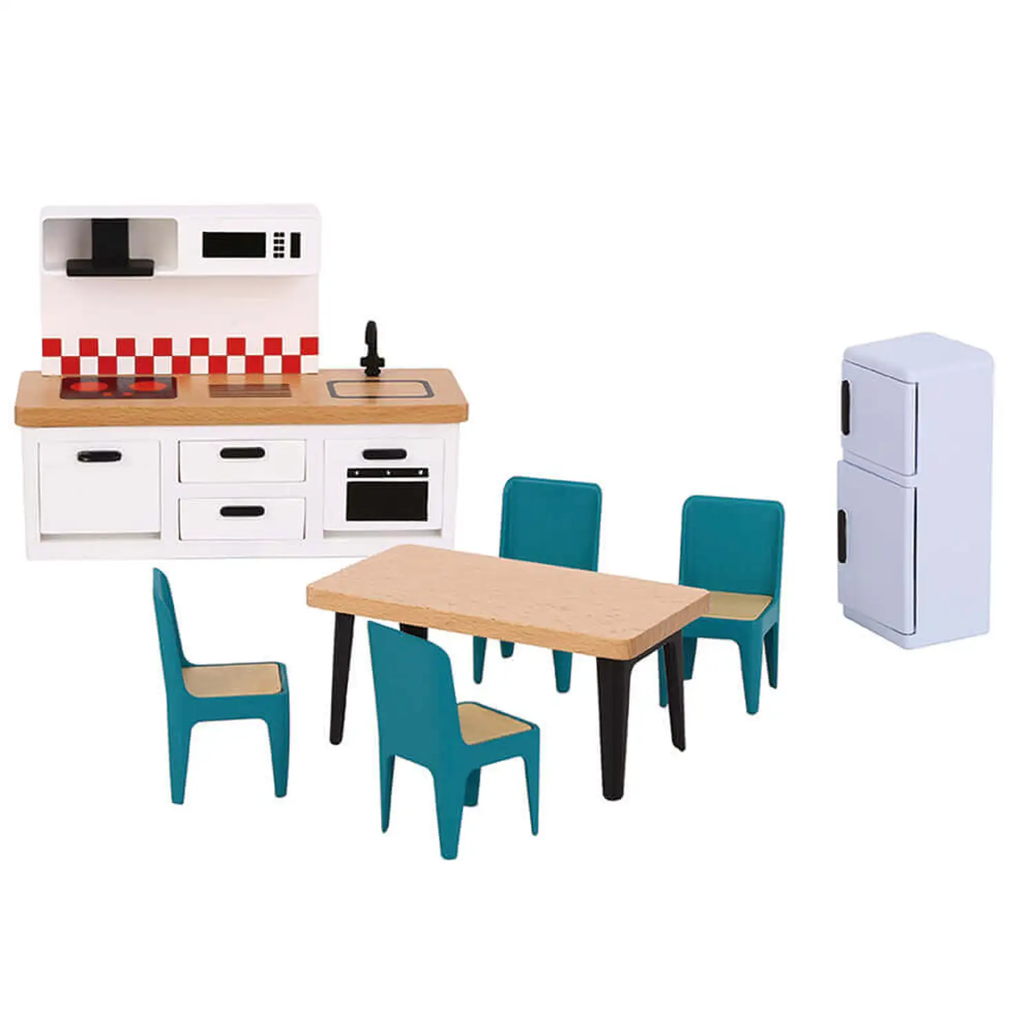 Olly and Oby Dolls House Furniture Kitchen