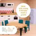 Olly and Oby Dolls House Furniture Kitchen