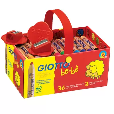 Giotto Be-Be Chunky Colouring Pencils 36 Pack