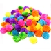 Pom Poms Assorted Woolly 25mm 100 Pack G2p95