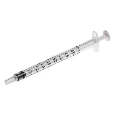 BD Plastipak Luer Slip Syringe 1ml 120 Pack