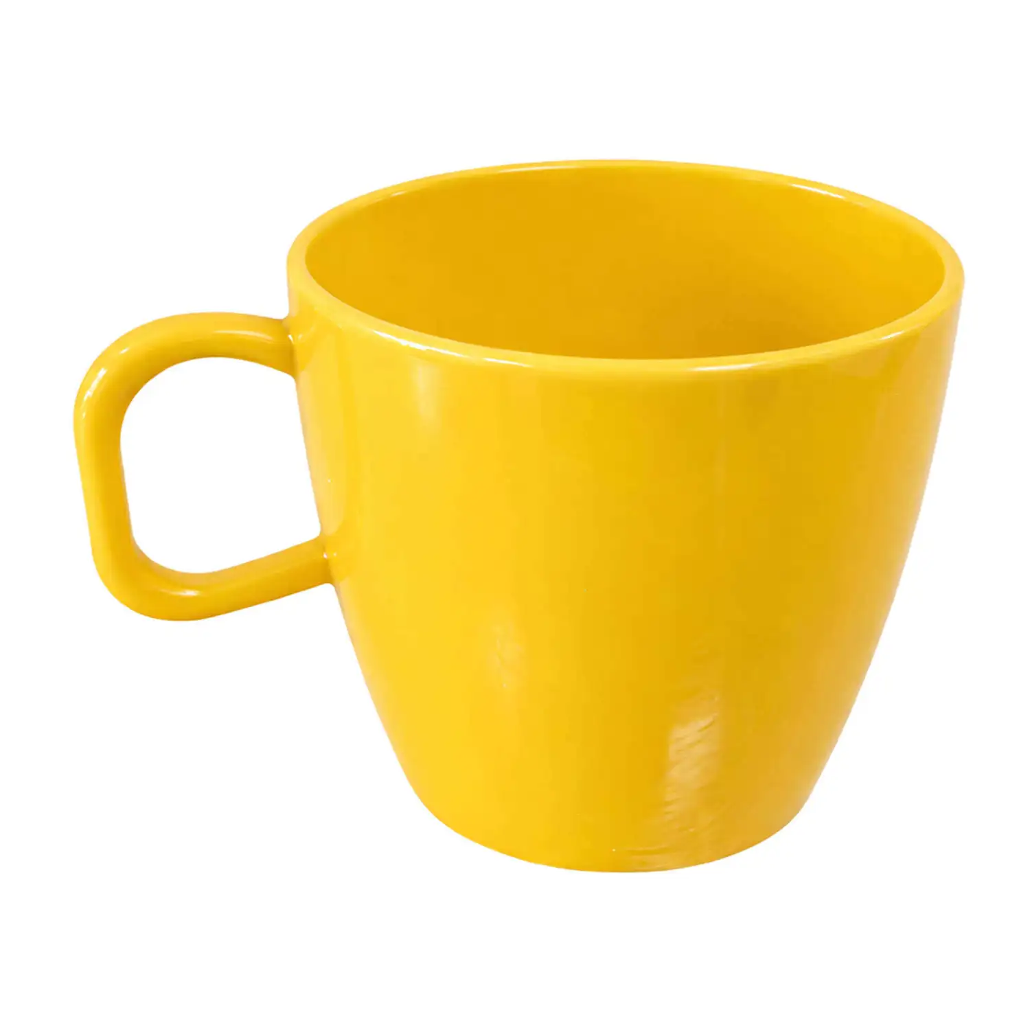 Swixz Polycarbonate Handled Cup 220ml Yellow 10 Pack G2p100