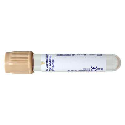 BD Vacutainer Tube for Urinalysis 100 Pack - Volume: 4ml