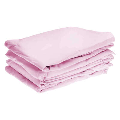 Fire Retardant Bedding Set Pale Pink - Type: Single Fitted Sheet 4 Pack