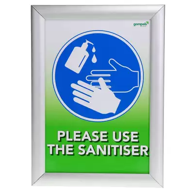 Gompels Hand Sanitiser/Hand Washing Sign A4