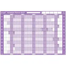 Writy 2026/27 Academic Wall Planner 61x90.9cm