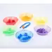 Translucent Colour Sorting Bowls 6 Pack