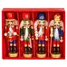 Christmas Tree Nutcrackers 4 Pack