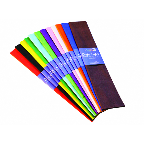 Crepe Paper Assorted 50cm x 3m 12 Pack in Arts & Crafts / Craft