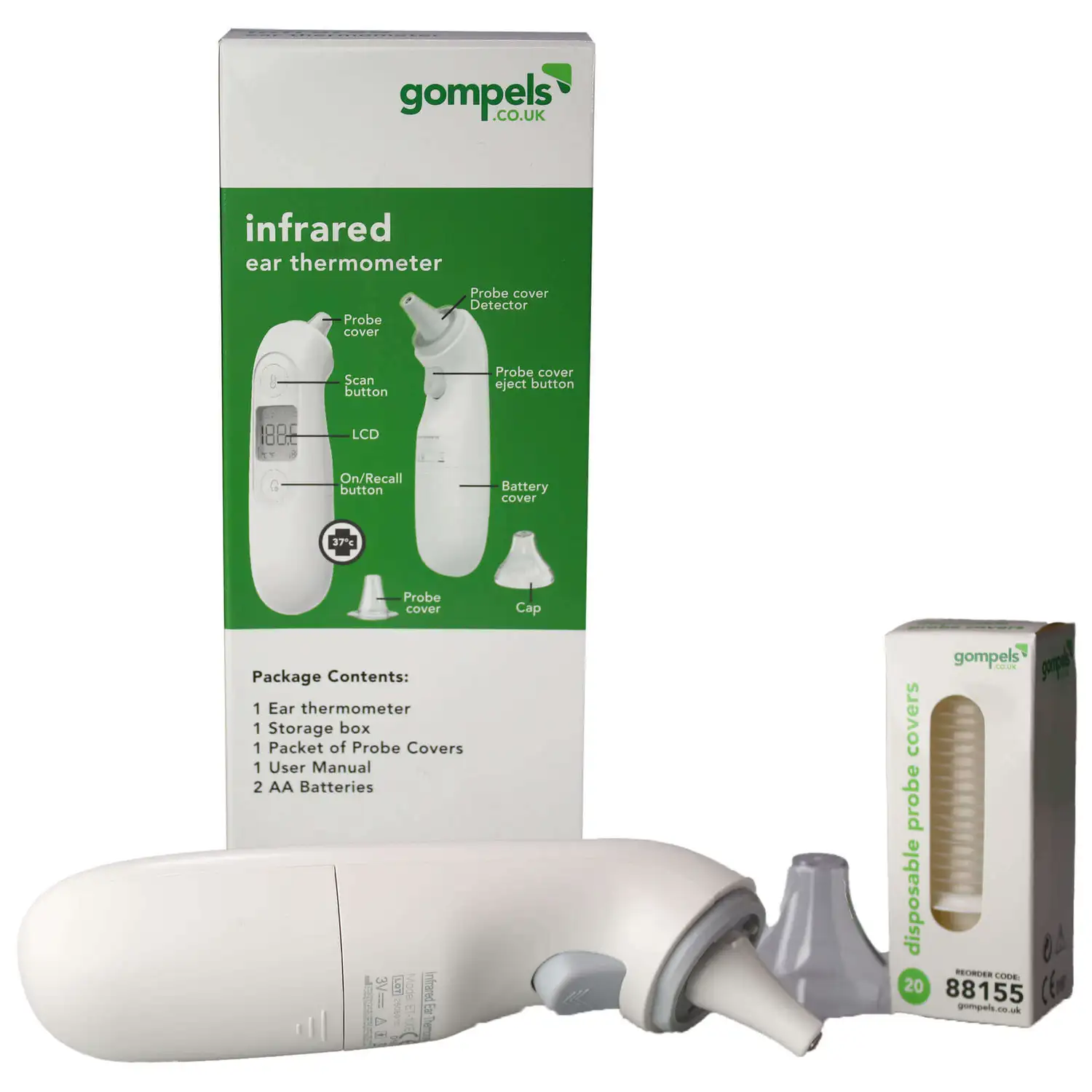 Gompels Infra Red Ear Thermometer