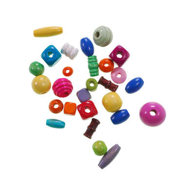 Artyom Colour Wooden Beads Assorted 500g