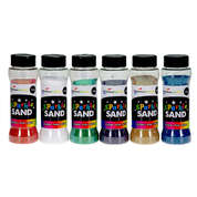 Glitter Sand Shakers Assorted 6x220g