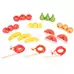 Wooden Lacing Fruits 24 Pack