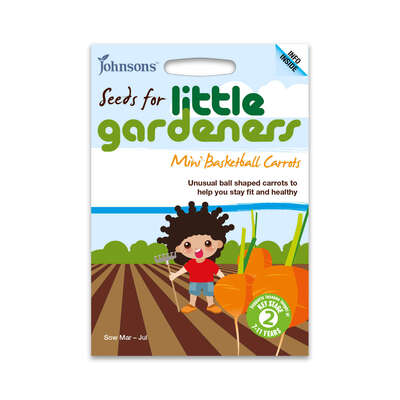 Little Gardeners Vegetable Seeds - Type: Mini Basketball Carrot
