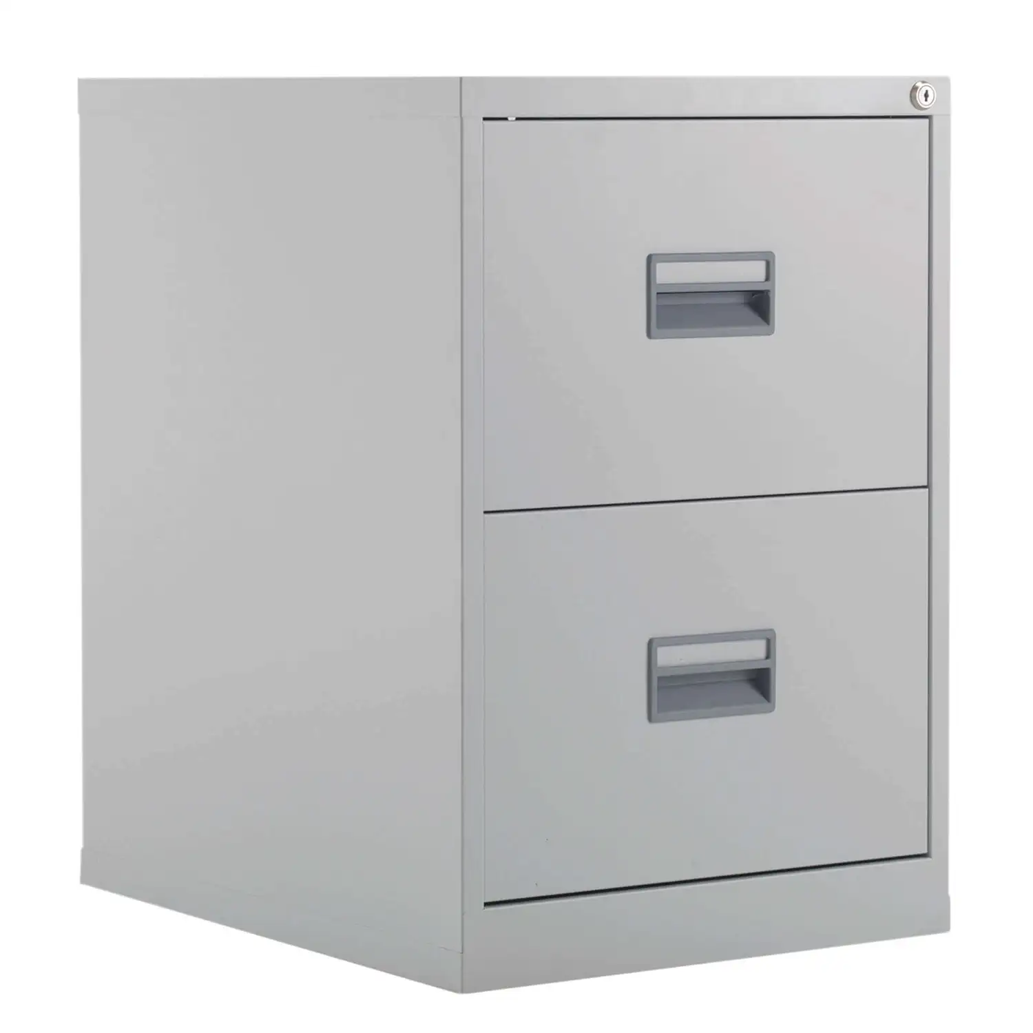 Filing Cabinet With 2 Drawers Grey 465 x 620 x 700mm