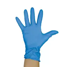 Proform Powder-Free Blue Vinyl Gloves Medium 100 Pack