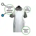 Proform Disposable Polythene Aprons Flat 100 Pack