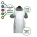 Proform Disposable Plastic Aprons On A Roll 200 Pack