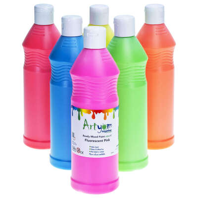 Artyom Ready Mixed Fluorescent Poster Paint 600ml