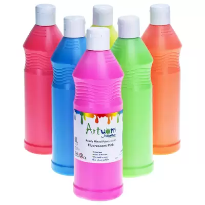 Artyom Ready Mixed Fluorescent Poster Paint 600ml