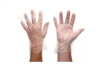 Polythene gloves outlet