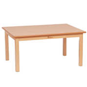 Wooden Table Rectangular Small 960 x 695mm