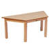 Wooden Table Trapezoid 1120 x 560mm