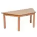 Wooden Table Trapezoid 1120 x 560mm