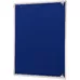 Tamperproof Side Hinged Noticeboard Blue