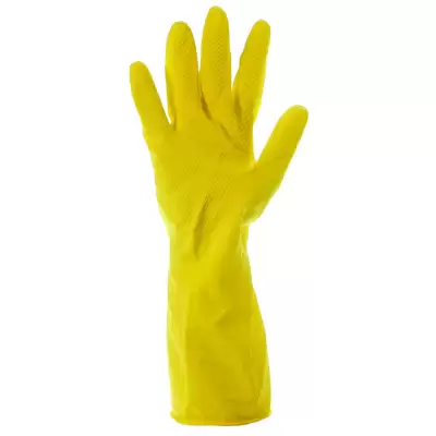 Soclean Household Rubber Gloves Yellow 10 Pairs