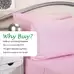 Fire Retardant Bedding Set Pale Pink