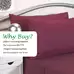 Fire Retardant Bedding Set Burgundy