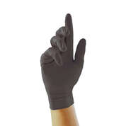 Powder Free Nitrile Gloves Black 100 Pack
