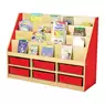 Milan Tiered Bookcase 6 Trays