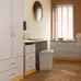 Avon 3 Drawer Bedside Cabinet