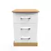 Avon 3 Drawer Bedside Cabinet