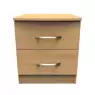 Wessex 2 Drawer Bedside Cabinet