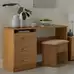 Wessex Single Pedestal Desk Dressing Table