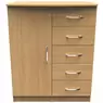 Wessex 1 Door 5 Drawer Cupboard