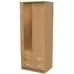 Wessex Double Wardrobe With 2 Drawers and Hanging Rail