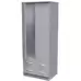 Wessex Double Wardrobe With 2 Drawers and Hanging Rail