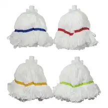 Soclean Microfibre Socket Mop Head Green 5 Pack G3p100