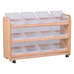 Tilt Tote Storage With Clear Tubs