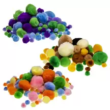 Artyom Pom Poms Mermaid Assorted 500 Pack